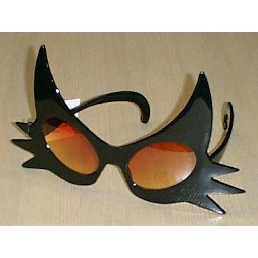 ブラックキャットサングラス 黒ねこ 眼鏡 ハロウィン メガネ