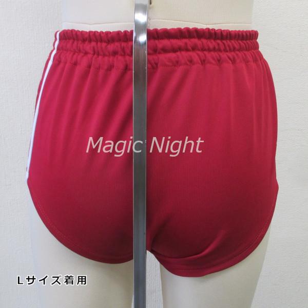 ブルマ 赤 ライン入り 体操服 体操着 ぶるま スポーツ