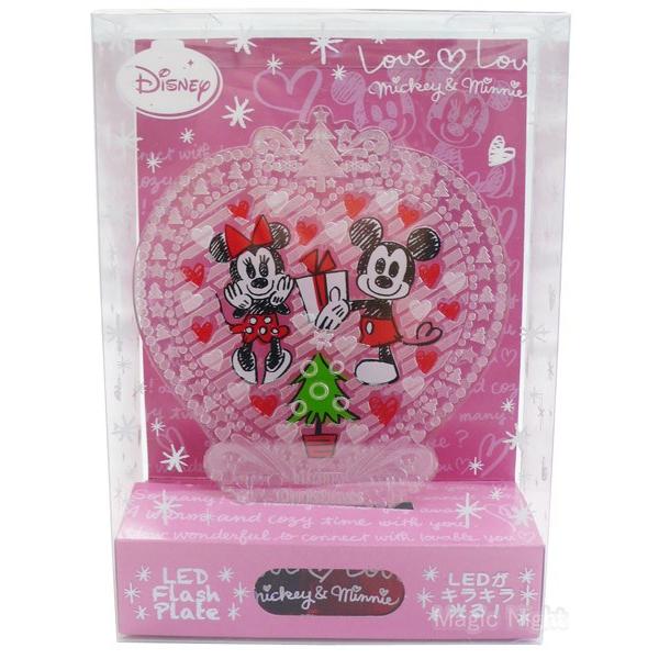 Disney（ディズニー） LEDフラッシュプレート ミッキー＆ミニー