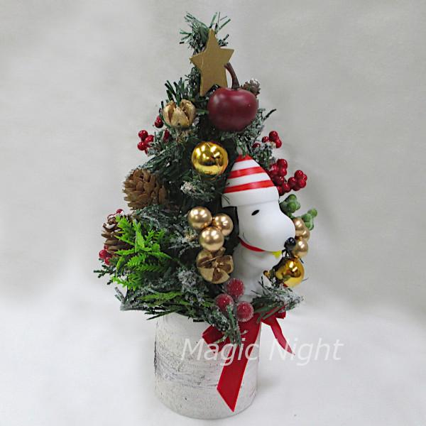 スヌーピー ツリー レッドリボン 24cm SNOOPY クリスマスツリー スヌーピー ツリー レッドリボン 24cm SNOOPY クリスマスツリー