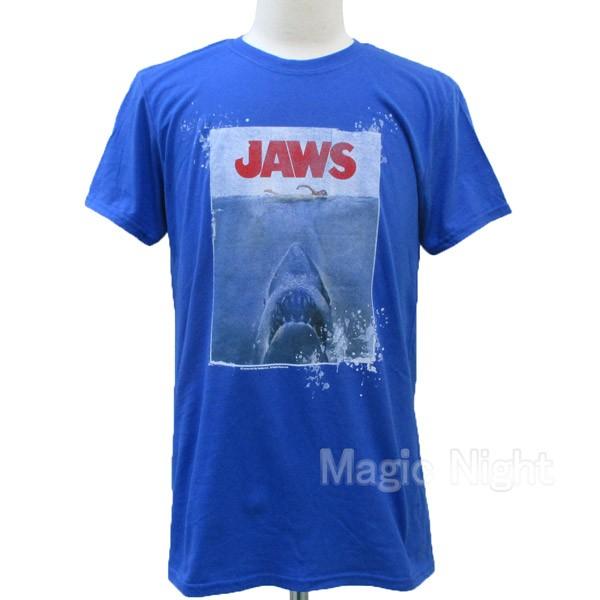 JAWS Tシャツ 青色 1975年デザイン ジョーズ Tシャツ Amity 1975 Jaws : コスプレ衣装専門店