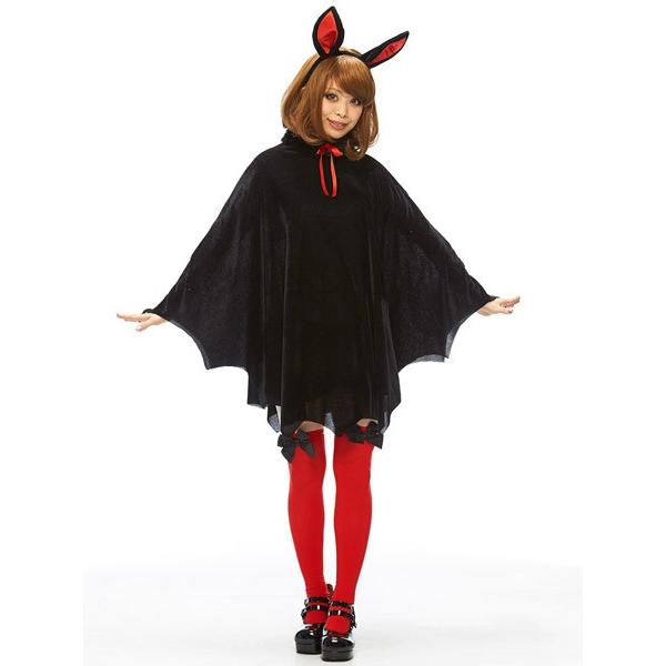 コウモリポンチョ ハロウィン コスプレ 衣装 こうもり ポンチョ カチューシャ Jg36 コスプレ衣装専門店マジックナイト 通販 Yahoo ショッピング
