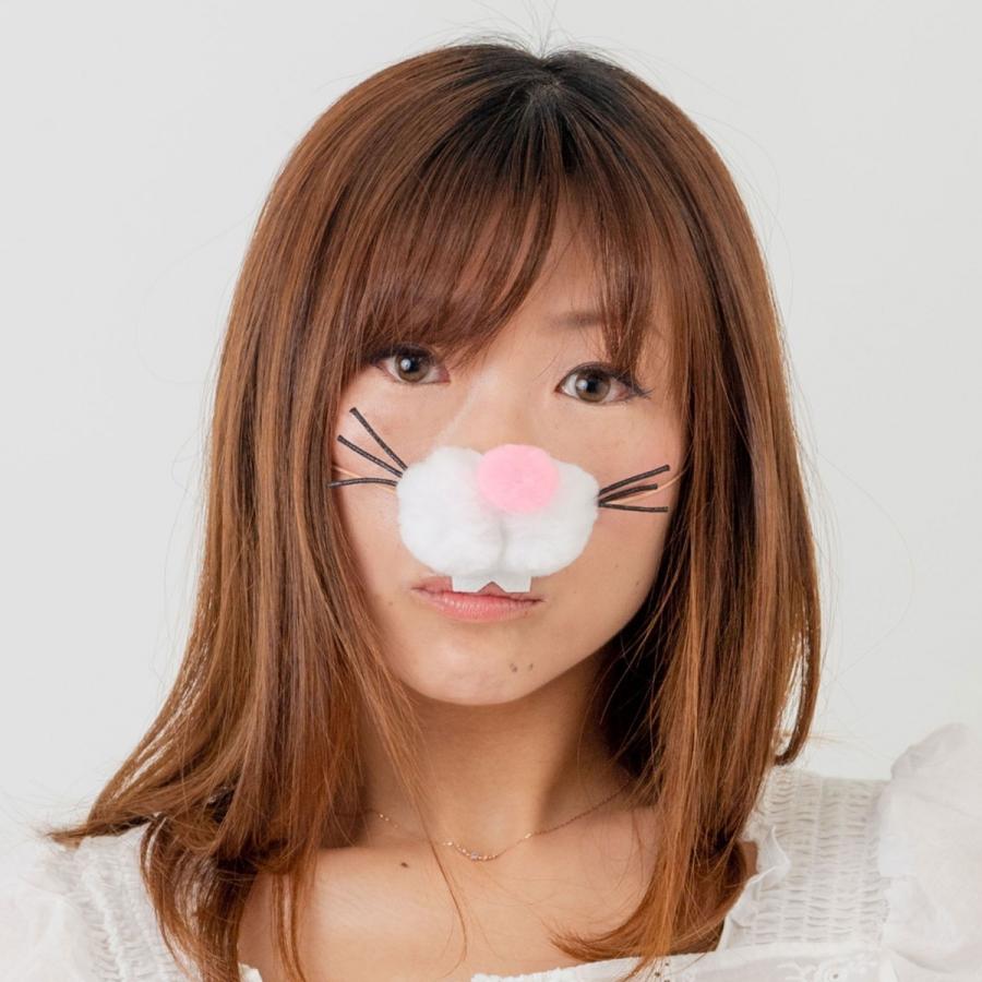どうぶつのおはな しろ うさぎ 動物 付け鼻 Jg6075 コスプレ衣装専門店マジックナイト 通販 Yahoo ショッピング