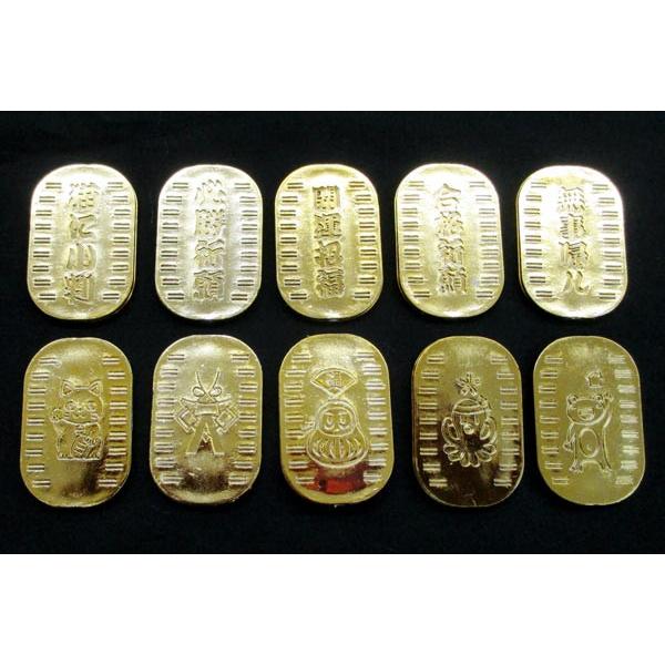キラキラ小判/金十両切り餅セット 時代劇 小道具 おもちゃの小判
