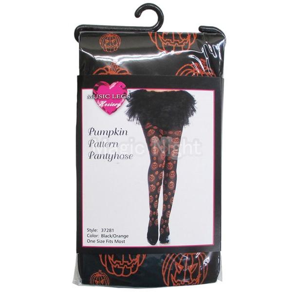 37281 Pumpkin Pattern Pantyhose / 分類：パンスト 定形外発送可 |  | 01