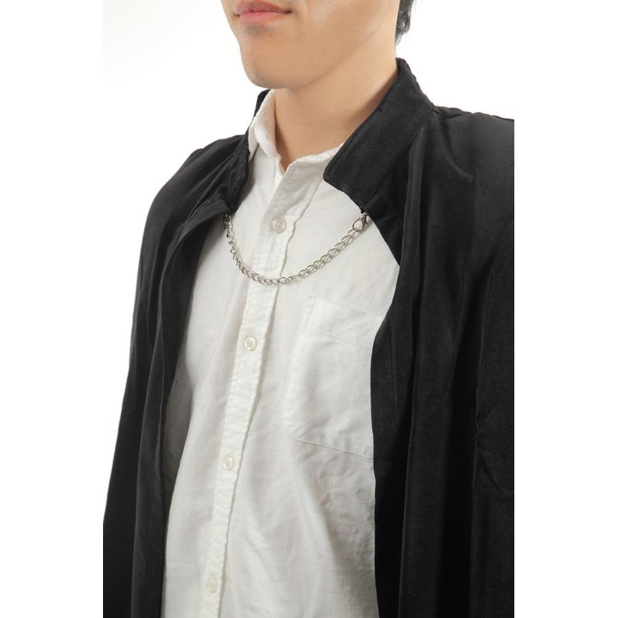 訳ありB品 DXロードケープ XL 長身用 マント ローブ ハロウィン 仮装 コスプレ 衣装 ブラック 黒 チェーンにくすみサビ有 返品不可 |  | 04