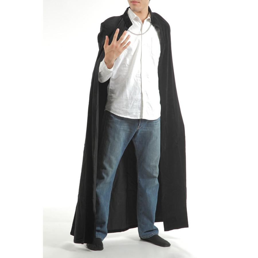 訳ありB品 DXロードケープ XL 長身用 マント ローブ ハロウィン 仮装 コスプレ 衣装 ブラック 黒 チェーンにくすみサビ有 返品不可 |  | 05