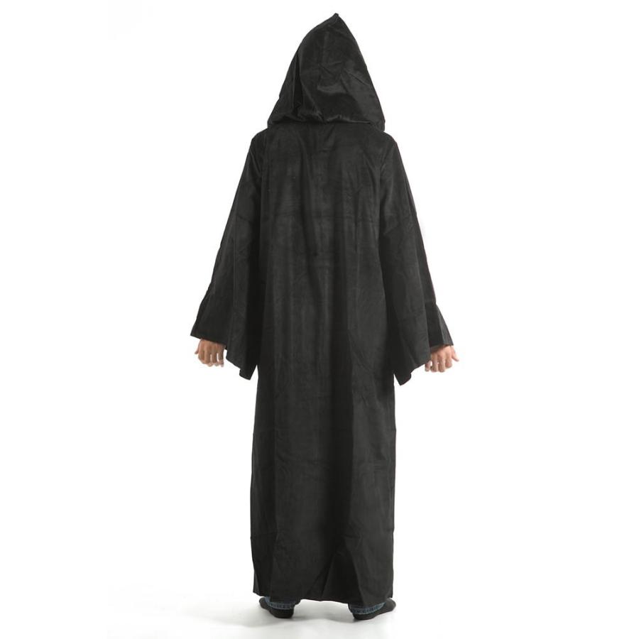 奉仕品 スーパーナイトローブ XL 長身用 ハロウィン 仮装 コスプレ 衣装 マント 黒 シス 対応 大人用 返品不可 |  | 02