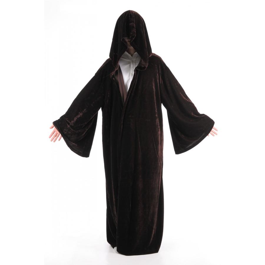 奉仕品 マスターローブ ダークブラウン ハロウィン 仮装 コスプレ 衣装 ジェダイ マスター 対応 茶色 大人用 返品不可 |  | 02