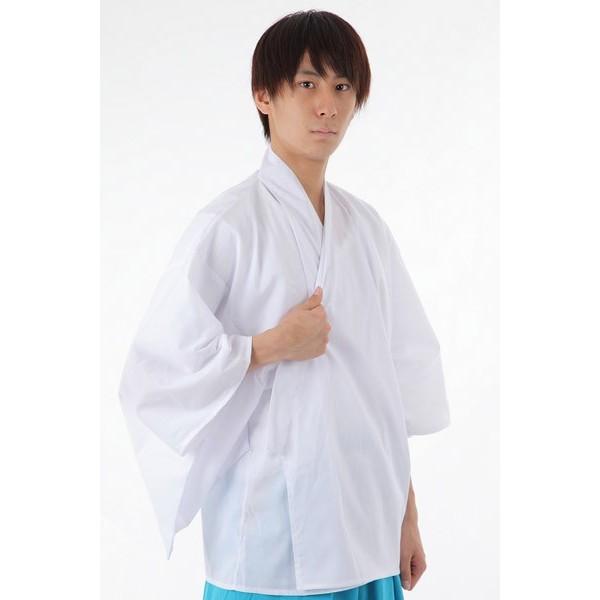 カラー袴 赤 上衣付き ホワイト×レッド 上下セット |  | 05