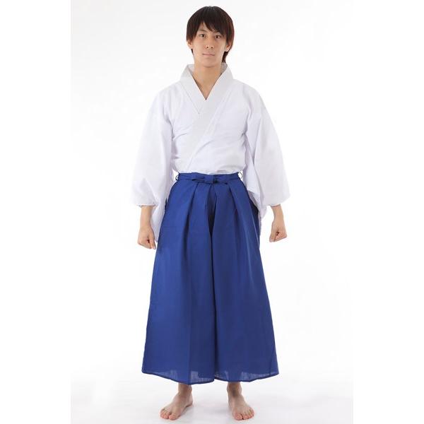 カラー袴 青 時代劇衣装 カラー着物対応 : コスプレ衣装専門店マジック