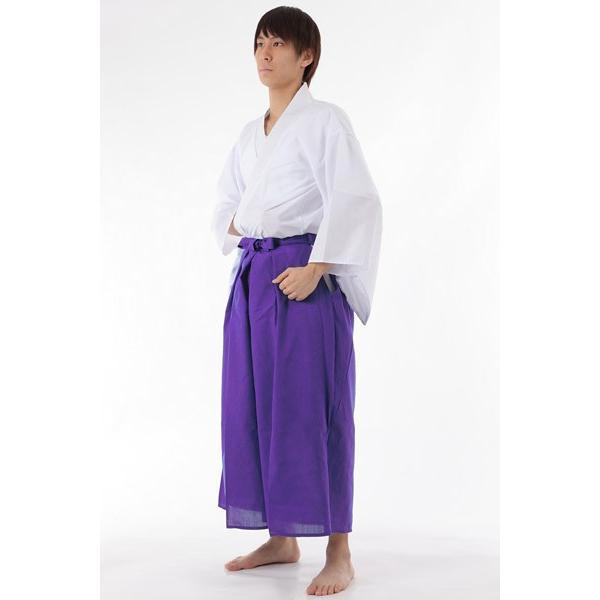 カラー袴 紫 時代劇衣装 カラー着物対応 : コスプレ衣装専門店