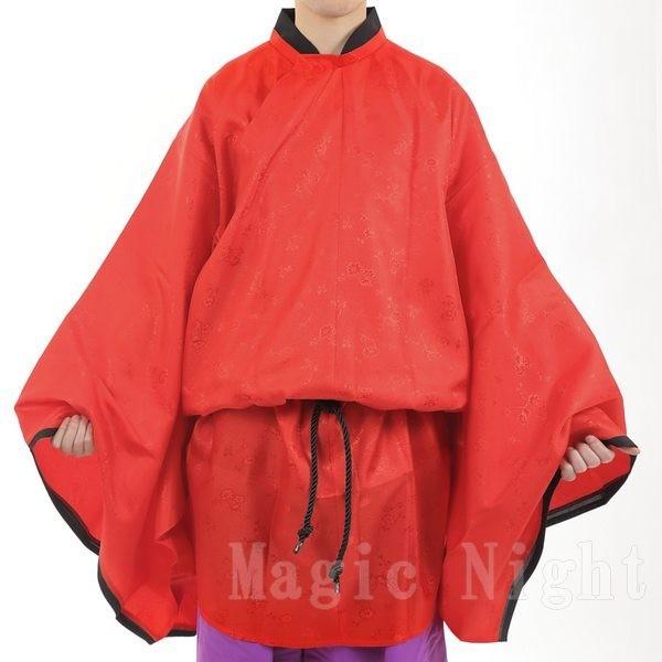 宮司狩衣 赤 神主 神官 神社 陰陽師 コスプレ 衣装 コスチューム 大人用 |  | 01