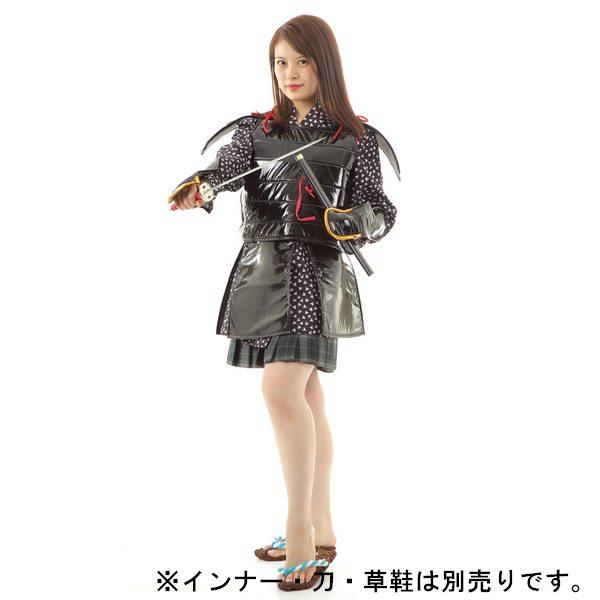 武将 甲冑 黒 大人用 武士 足軽 コスプレ 男女兼用 |  | 08