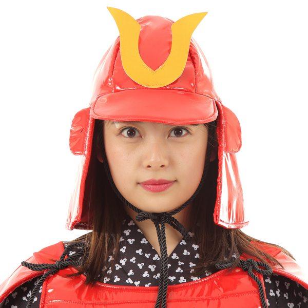 武将 甲冑 赤 大人用 武士 足軽 コスプレ 男女兼用 : コスプレ