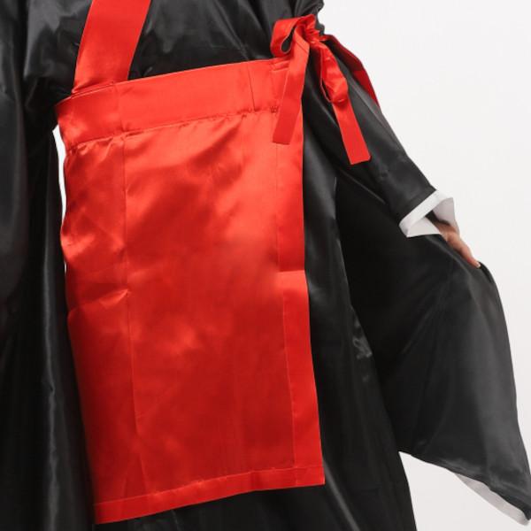 わたしはお坊さん 大僧正 住職 僧侶 和尚 ハロウィン 仮装 コスプレ 衣装 着物 黒 赤 大人用 |  | 06