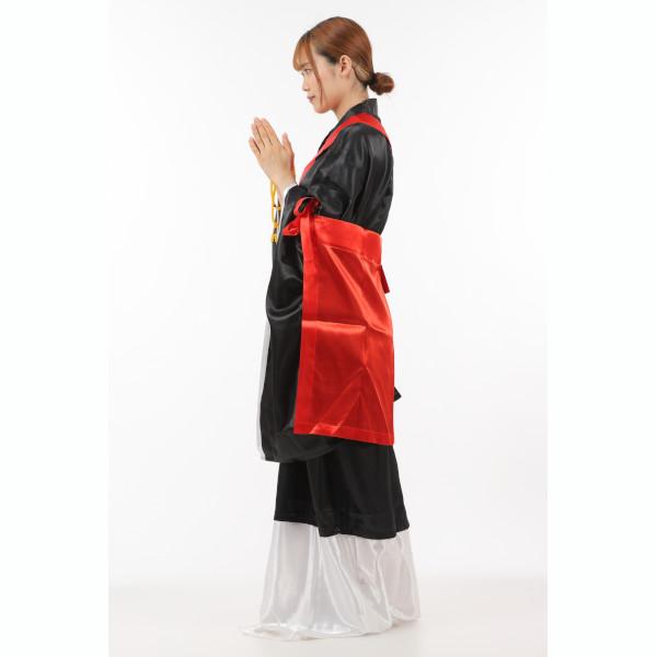 わたしはお坊さん 大僧正3点セット かつら 衣装 数珠 ハロウィン 仮装 コスプレ 変装 大人用 |  | 05