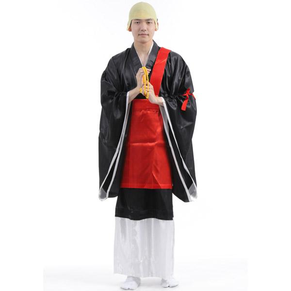 わたしはお坊さん 大僧正3点セット かつら 衣装 数珠 ハロウィン 仮装 コスプレ 変装 大人用 |  | 01