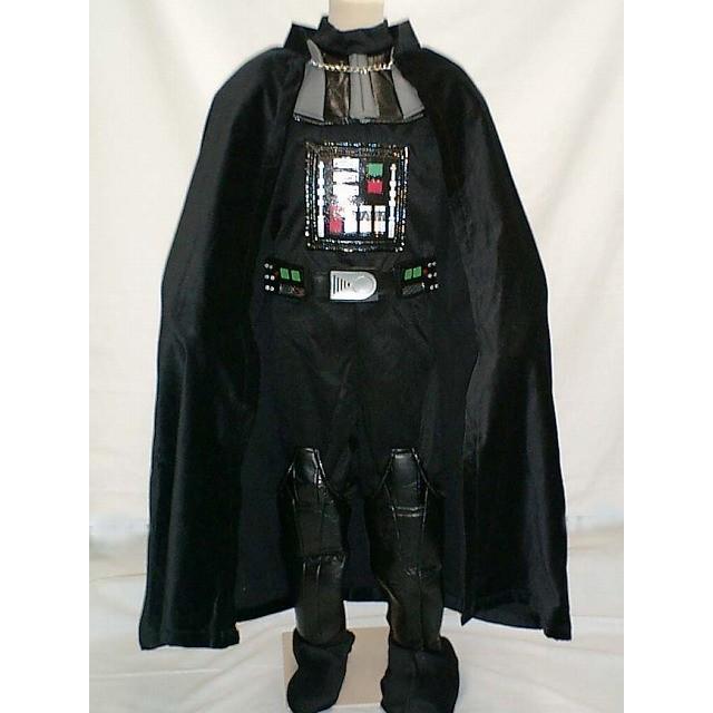 訳ありB品 DXロードケープ 子供用 4-6歳 キッズ マント ローブ ハロウィン 仮装 コスプレ 衣装 ブラック チェーンにくすみサビ有 | 