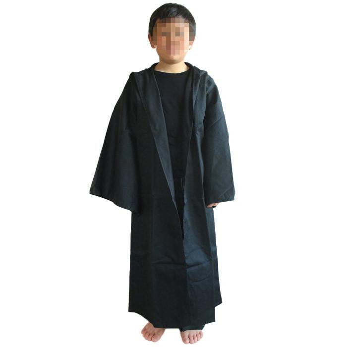 ブラックナイトローブ 子供用 ハロウィン 仮装 コスプレ シス対応 なりきり衣装 黒 |  | 01