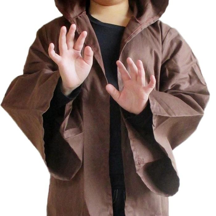 ブラウンナイトローブ 子供用 ハロウィン 仮装 コスプレ ジェダイ対応 なりきり衣装 茶色 |  | 01