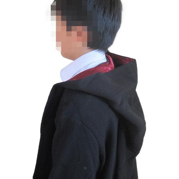 奉仕品 マジックナイトローブ 子供用 ローブ マント 魔法使い ハリーポッター風 コスプレ 衣装 ハロウィン 仮装 黒 返品不可 |  | 05