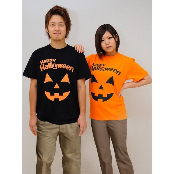 ハロウィン Tシャツ パンプキンオレンジ ハロウィンスタッフTシャツ 男女兼用 |  | 05