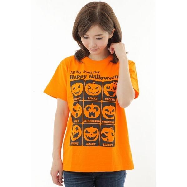 ハロウィン Tシャツ All Day Every Day ハロウィンスタッフTシャツ 男女兼用 |  | 01