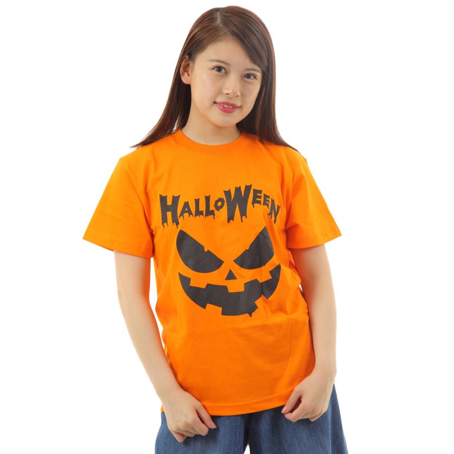 ハロウィンTシャツ スケアリーパンプキン ハロウィン コスプレ Tシャツ パンプキン 仮装 かぼちゃ オレンジ｜magicnight｜05