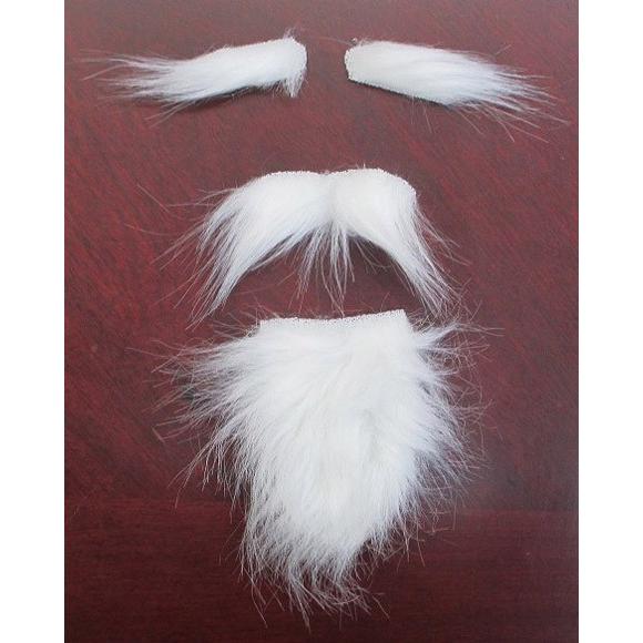 ご老公つけひげセット 時代劇 お爺ちゃん 仮装 変装 付けまゆげ 付けひげ |  | 01