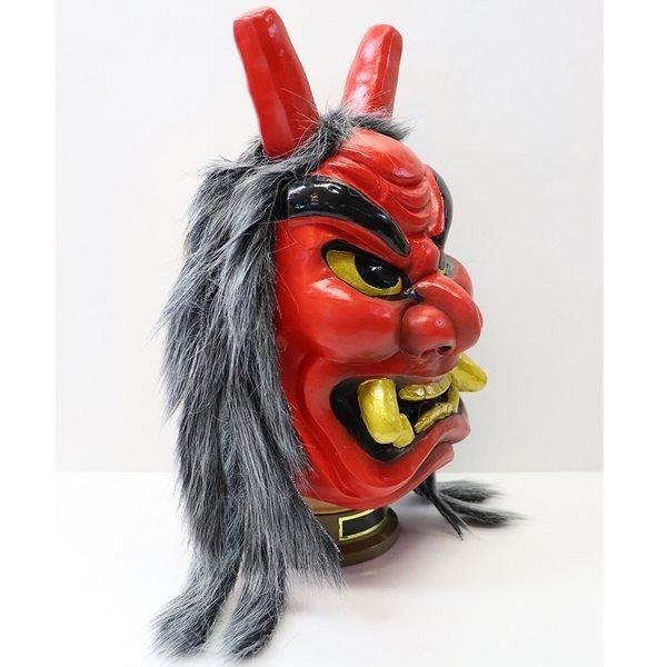 絶対一番安い なまはげカルテット4ｐセット 金色の山神様と長老 赤 青の4点 フェイスマスク ゴム製お面 ハーフマスク 仮装 豆まき 節分 民芸 イベント 鬼 怖い 厄払い 鬼退治 昔話 マジックナイト Mn63 Os628set 超目玉 Ugs Ed Ao
