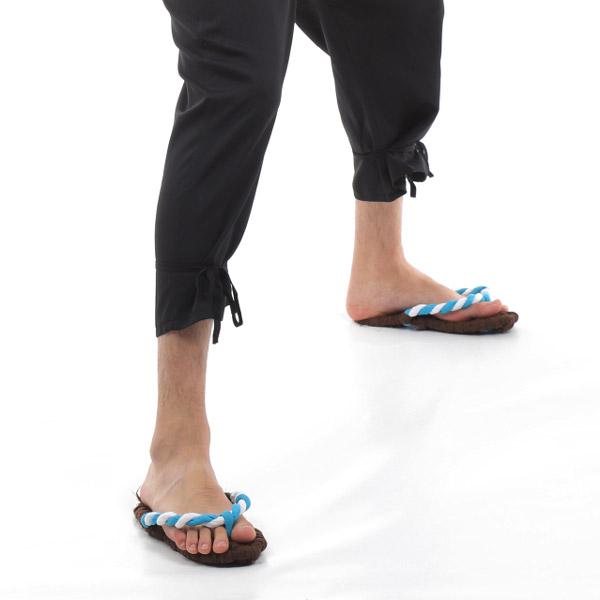 カラーわらじ 茶色 草鞋 草履 26cm 手作り 布わらじ 布ぞうり |  | 03