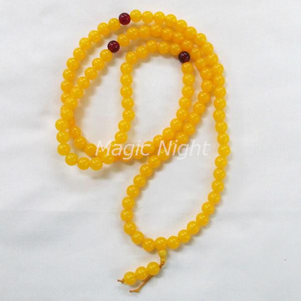 幸運念珠 黄色 数珠 寿珠 ハロウィン 仮装 コスプレ 小道具 イエロー 男女兼用 |  | 01