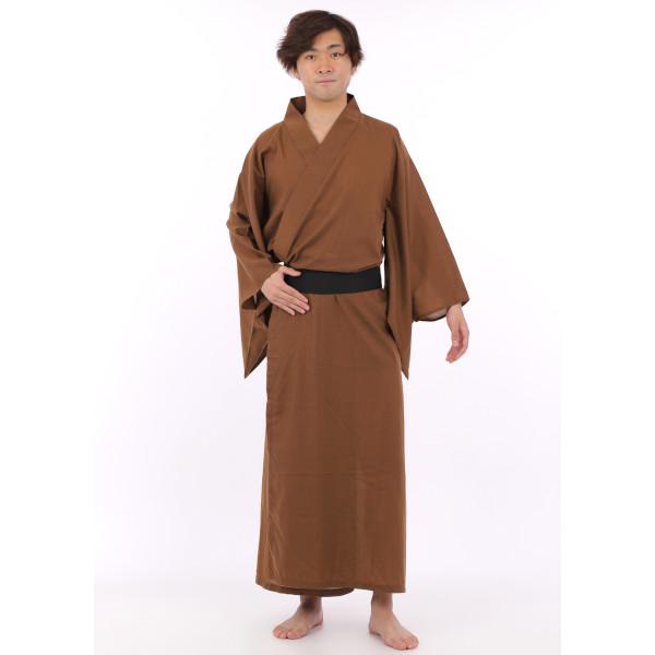 カラー着物 茶 時代劇 衣装 コスチューム : コスプレ衣装専門店
