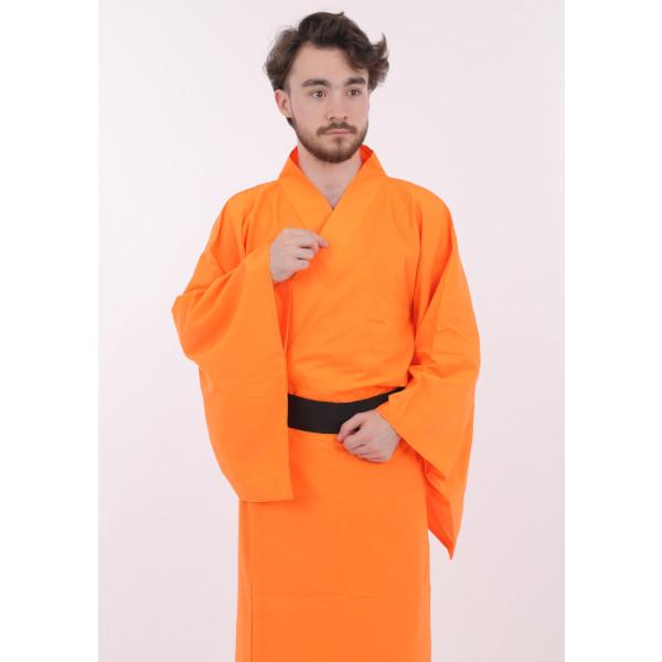 カラー着物 オレンジ 時代劇 衣装 コスチューム : コスプレ衣装専門店