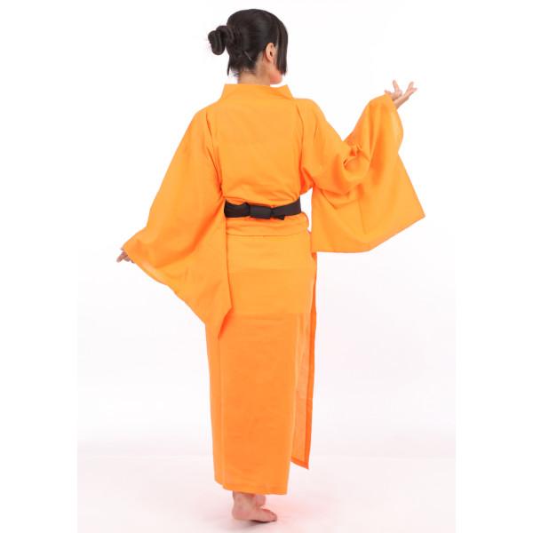 カラー着物 オレンジ 時代劇 衣装 コスチューム : コスプレ衣装専門店