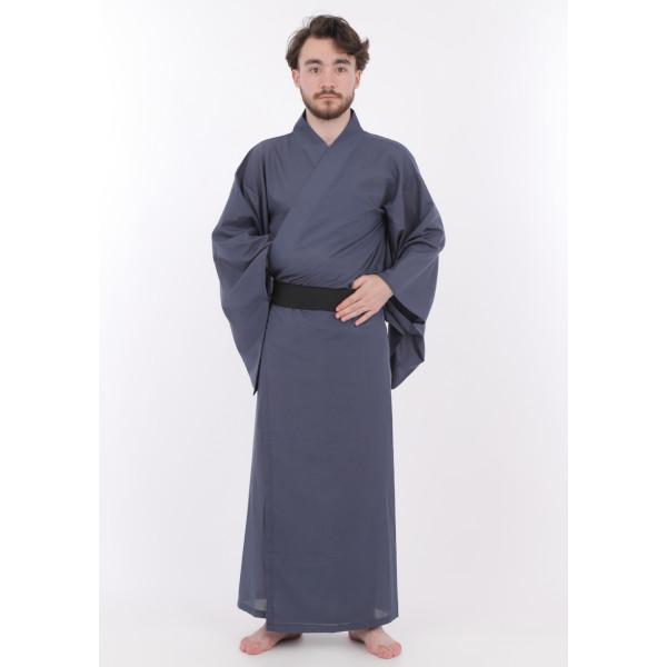 カラー着物 ダークグレー 時代劇 衣装 コスチューム |  | 01