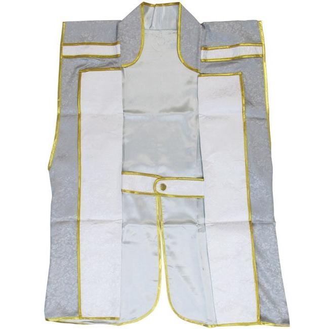 謙信拵 戦国武将陣羽織 武将 仮装 コスプレ 侍 武士 衣装 銀 シルバー 男性用 |  | 06