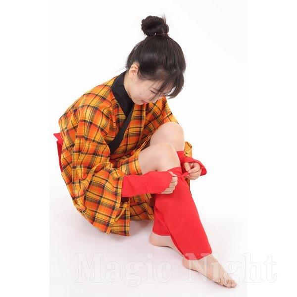 カラー手甲脚絆 赤 時代劇 コスプレ 仮装パーツ 町娘 旅姿 忍者 くのいち 変装 グッズ |  | 03