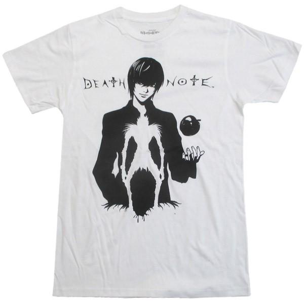 デスノート B&W Ryuk in Silhouette Ｔシャツ リューク シルエット ブラック&ホワイト｜magicnight