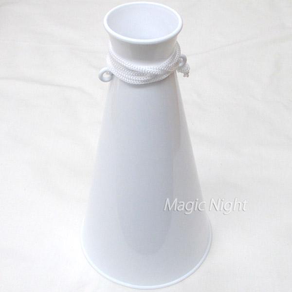 メガホン　白　ホワイト　20個セット お徳用 白メガホン20pセット メガホン300 ホワイト 高校野球 スポーツ