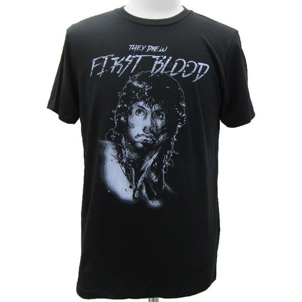 ランボー ファーストブラッド　First Blood（黒）　映画 Rambo Tシャツ |  | 01