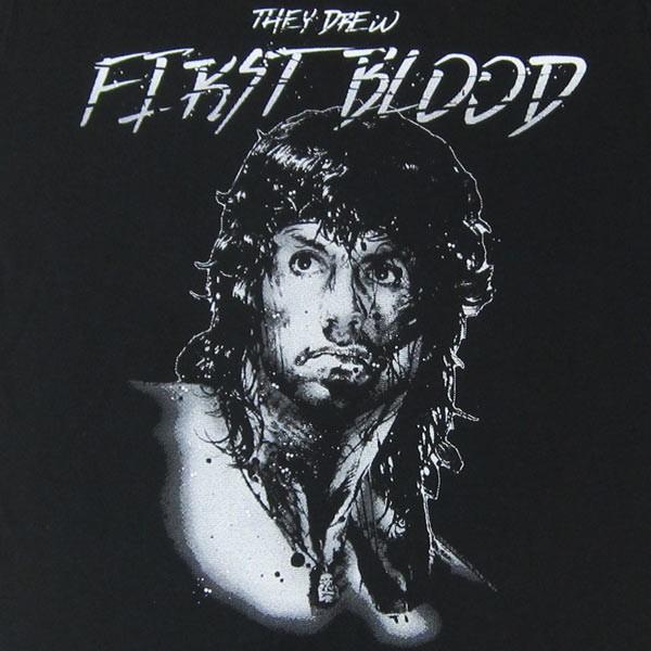 ランボー ファーストブラッド　First Blood（黒）　映画 Rambo Tシャツ |  | 02