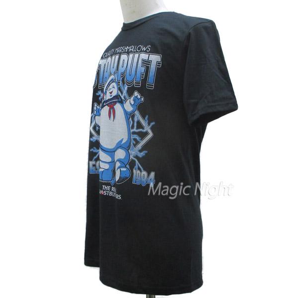 ゴーストバスターズ Tシャツ STAY PUFT 半袖 大人用 ブラック 黒 