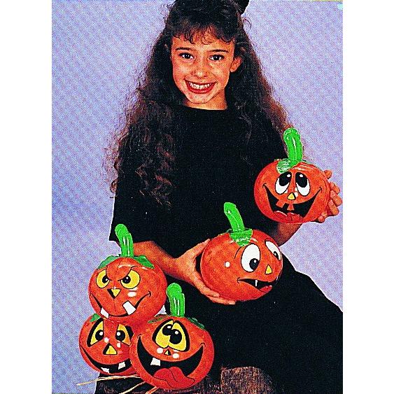 7インチ インフレータブル パンプキン 5個入り ハロウィン バルーン
