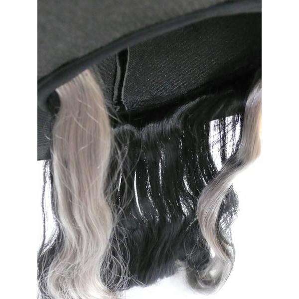 ウィッグ付き ベロアハット 白黒メッシュカラー ハロウィン ウィッチハット 魔女 帽子 Rj コスプレ衣装専門店マジックナイト 通販 Yahoo ショッピング