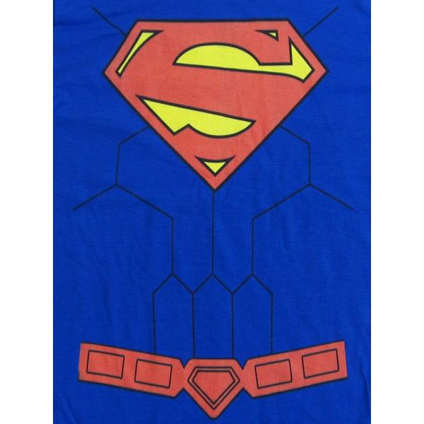 奉仕品 スーパーマン 52TORSO DCコミックスユニフォームTシャツ