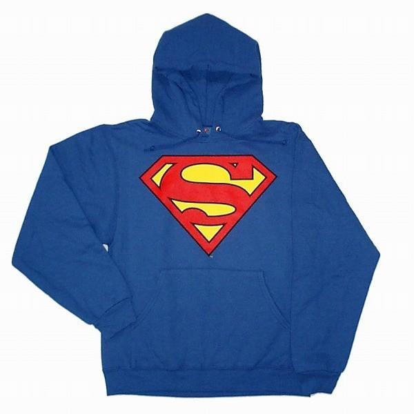 奉仕品 スーパーマン フード付きパーカー Classic ロゴ
