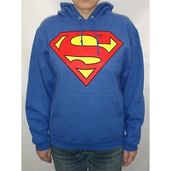 奉仕品 スーパーマン フード付きパーカー Classic ロゴ