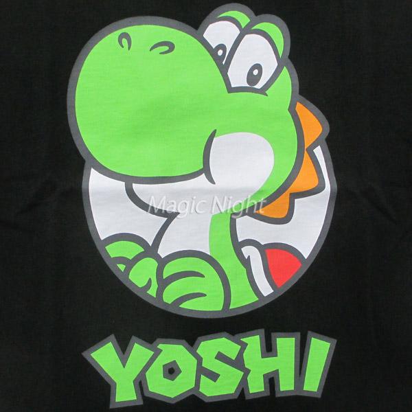 任天堂（Nintendo） ヨッシーTシャツ 子供用 黒 スーパーマリオ
